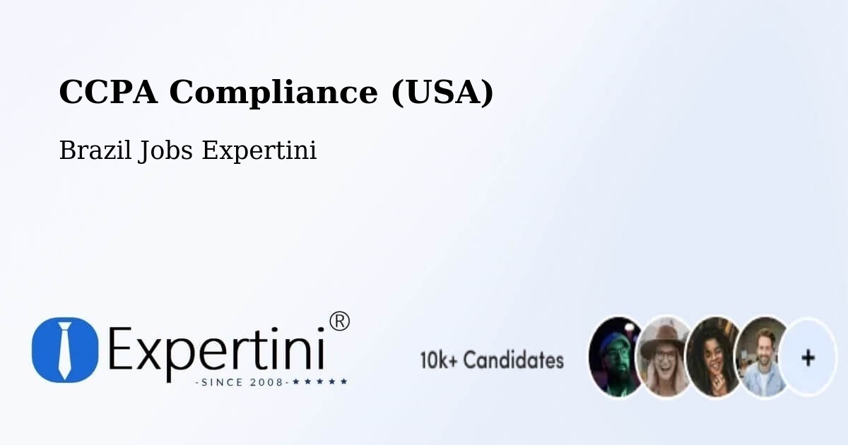 CCPA Privacy Rights & Compliance Notice – Pomerode - Brazil Jobs Expertini